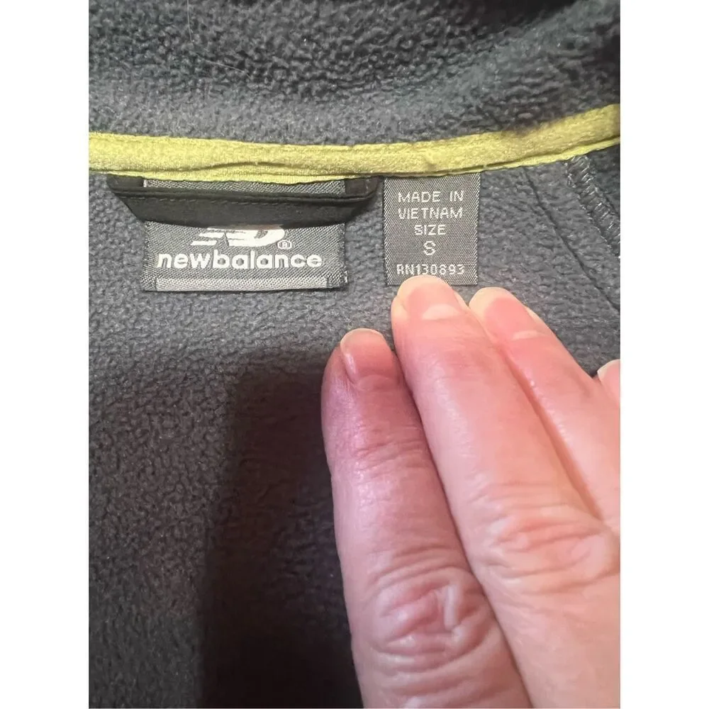 New Balance Men’s Spring-Fall Fleece Lined Bomber Jacket Sz S